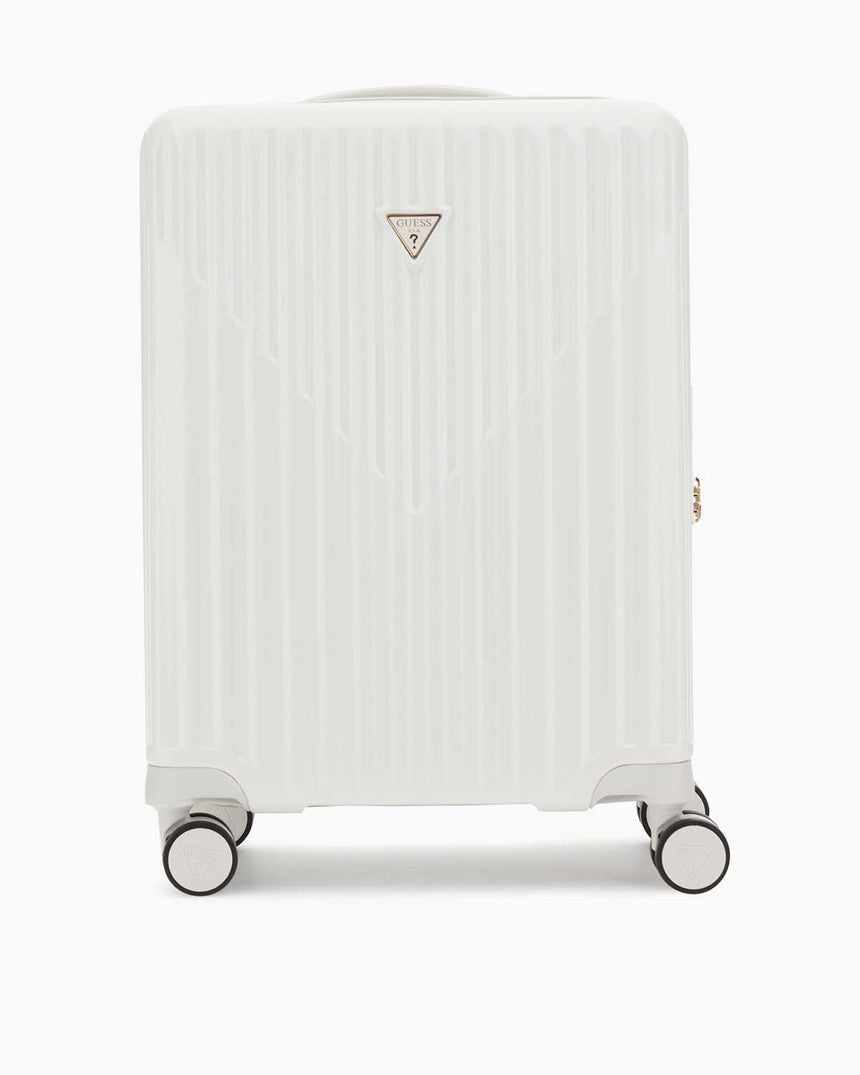 Guess Centennial 18 In 8-Wheeler Kabin Boy Valiz White