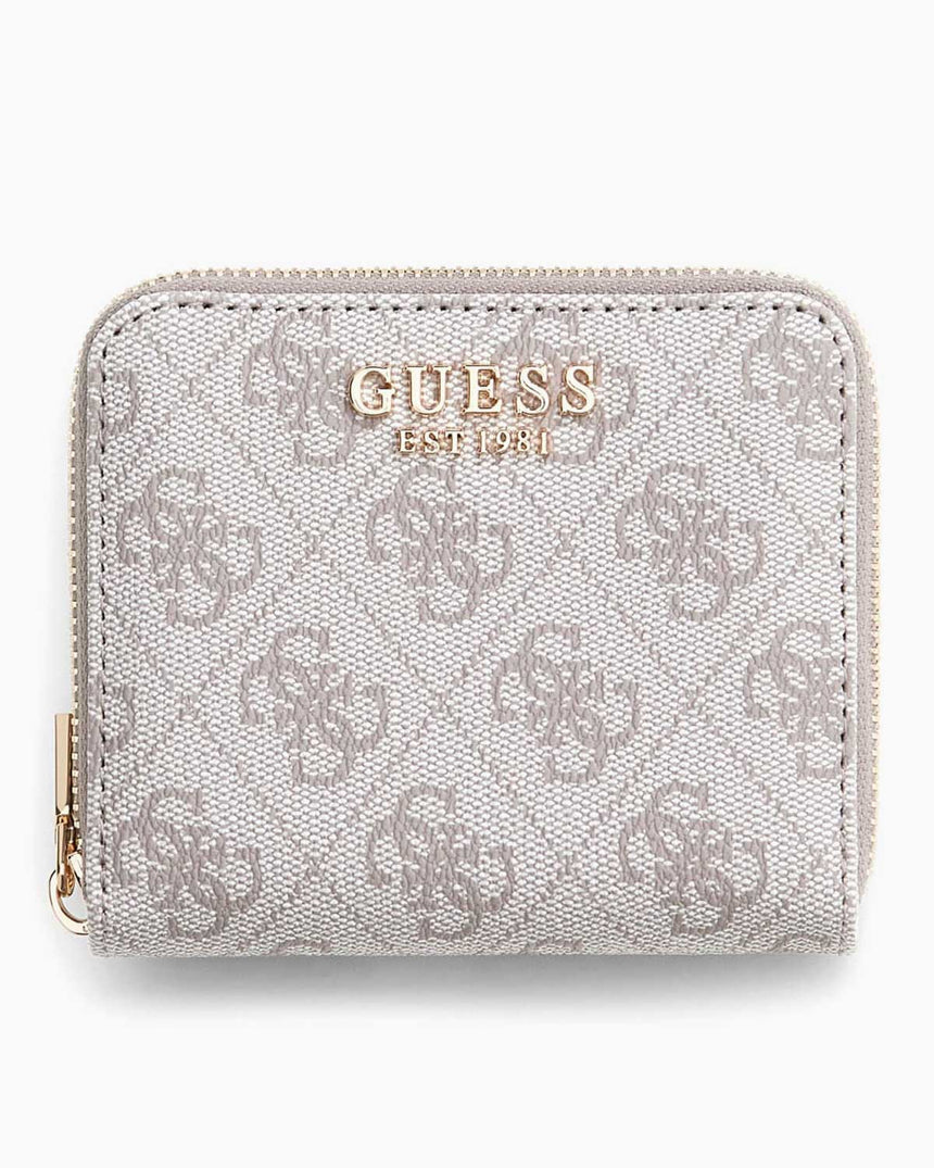 Guess Access Laurel II Küçük Boy Fermuarlı Kadın Cüzdan Dark Oak
