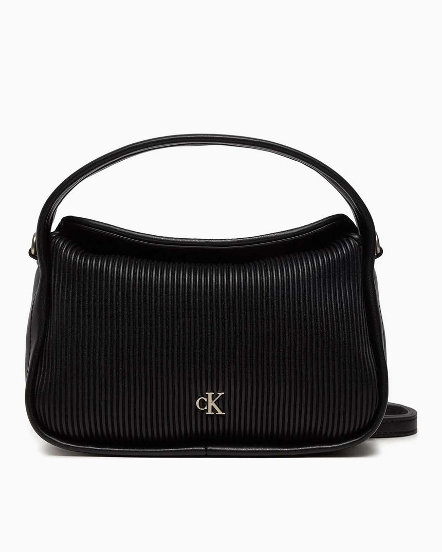 Calvin Klein Jeans Rib Mini Flap El Çantası Black