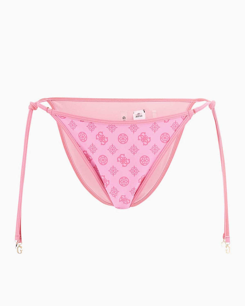 Guess String Brief Bikini Altı Summer Peony Pink Ao