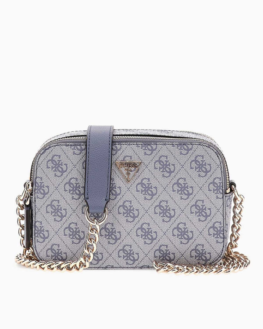 Guess Anadela Noelle II Kadın Çapraz Askılı Kamera Çantası Slate Logo