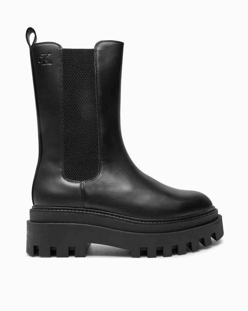 Calvin Klein Jeans Flatform Chelsea Boot Triple Black