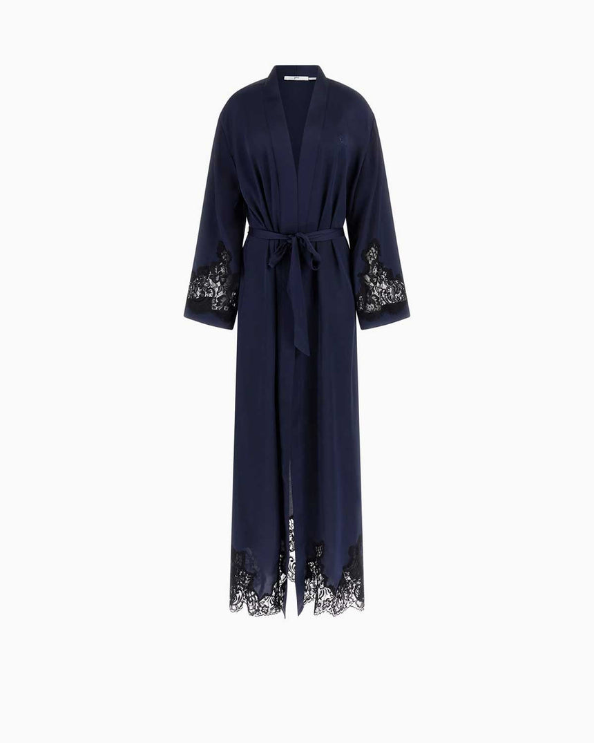 Guess Daphne Kadın Kimono Sabahlık Summer Night Blue