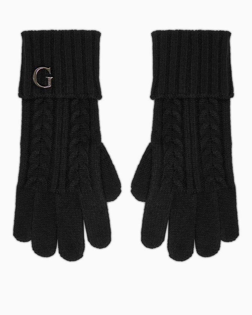 Guess Knitted Kadın Eldiven Black