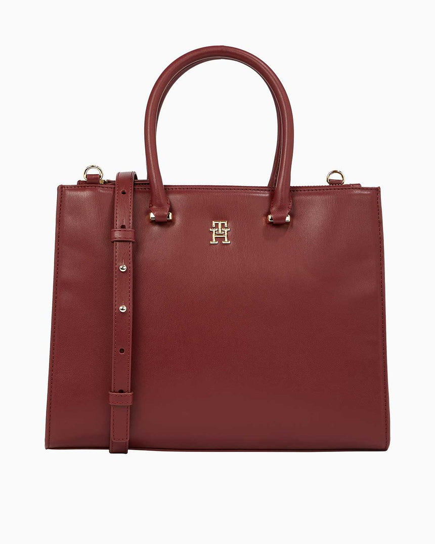 Tommy Hilfiger Eternity Med Tote El Çantası Raspberry Truffle