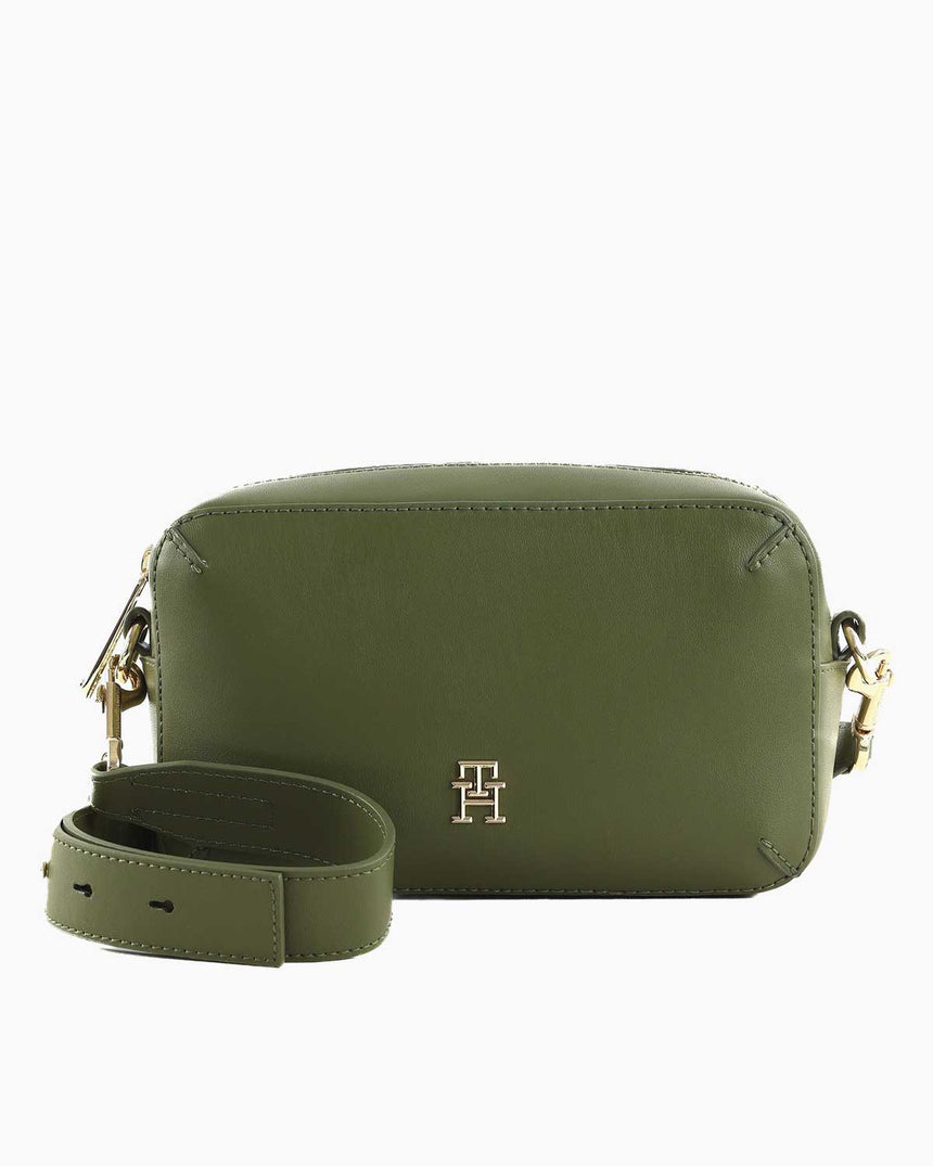 Tommy Hilfiger Chic Logolu Camera Bag Utility Olive