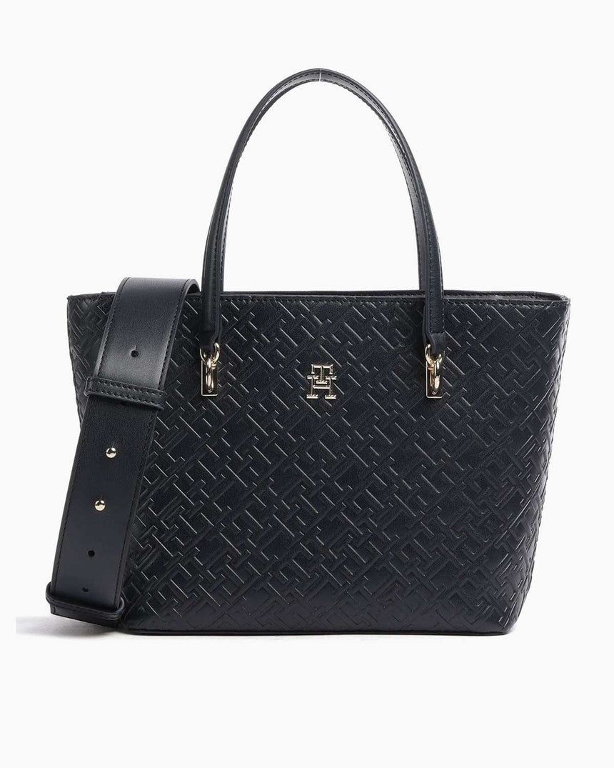 Tommy Hilfiger Refined Mini Tote El Çantası Space Blue