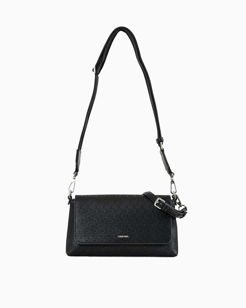 Calvin Klein Must Logolu Çapraz Çift Değiştirilebilir Askılı Kadın Çanta Black