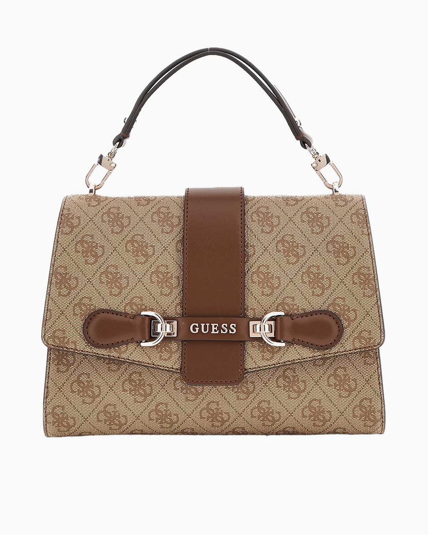 Guess Nolana Handle Flap Monogram El Çantası