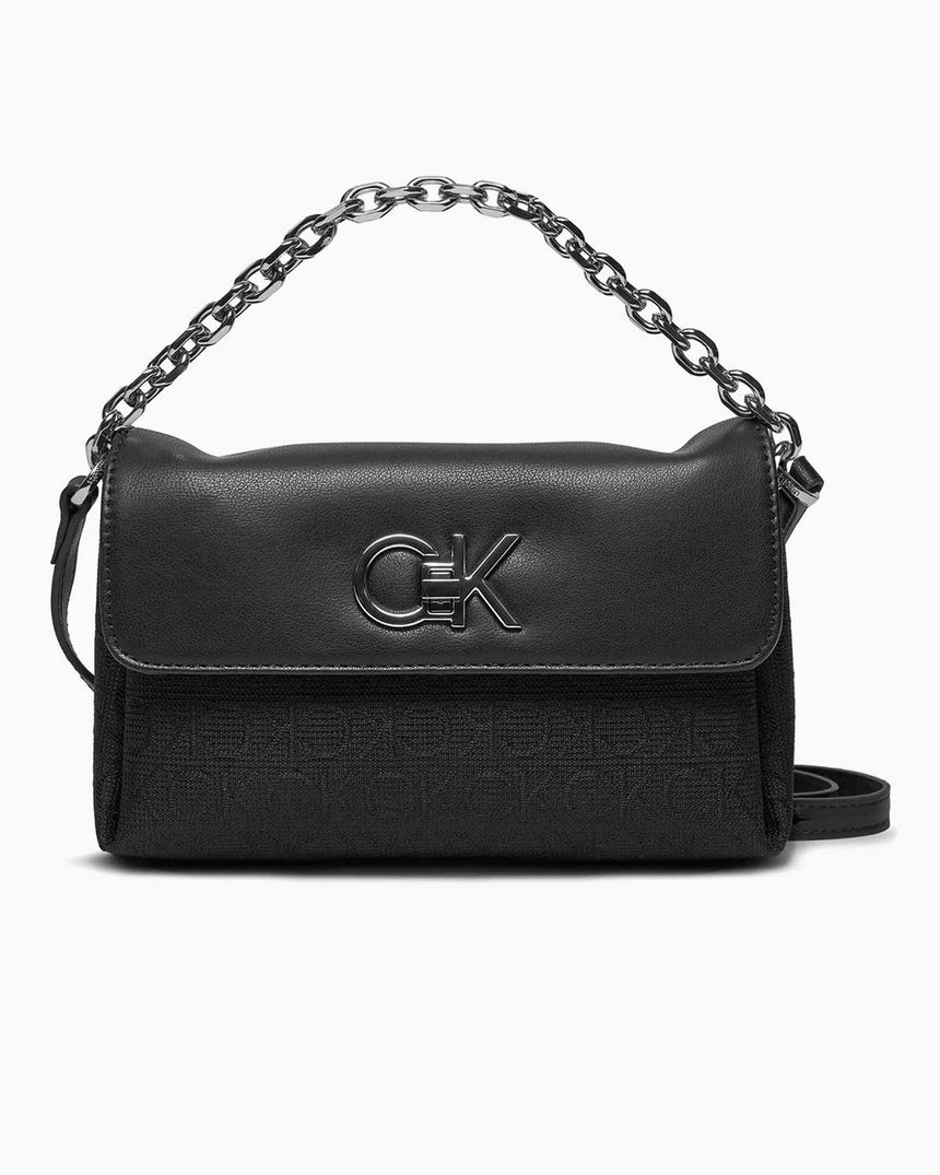 Calvin Klein Zincir Detaylı Çapraz Askılı Çanta Black