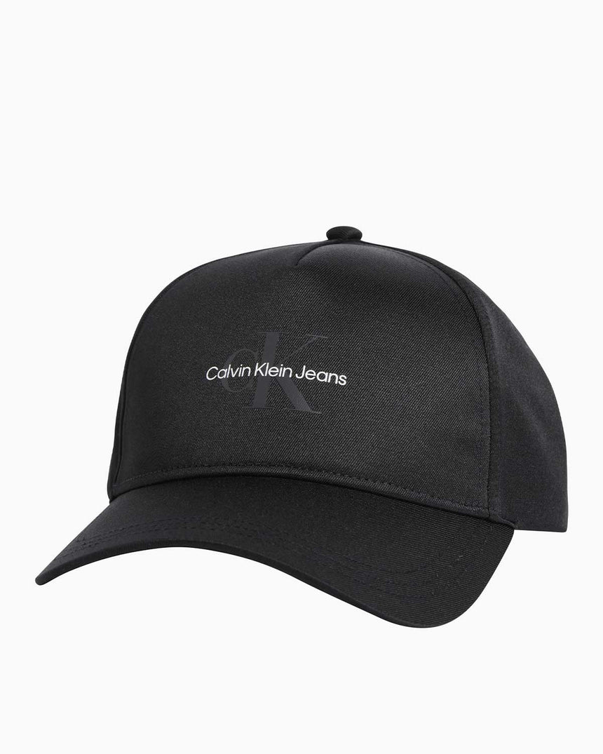 Calvin Klein Mono Logo Print Şapka Black