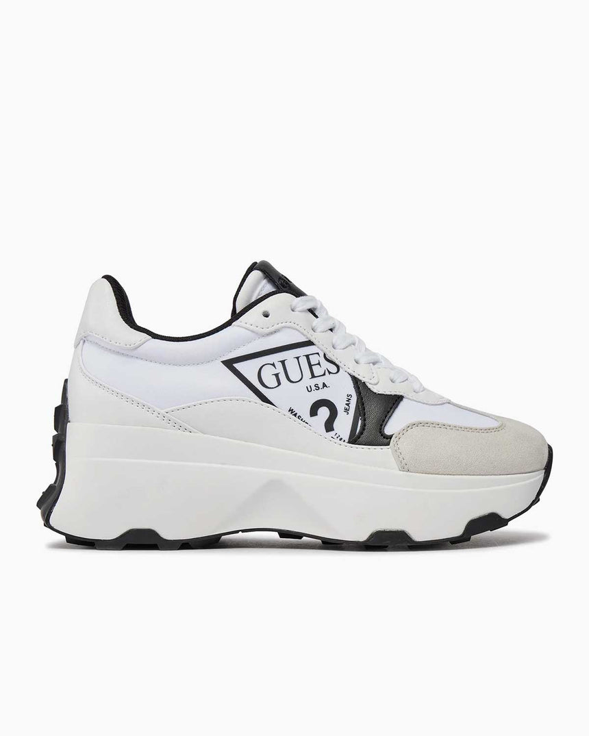 Guess Calebb4 Kalın Topuklu Sneaker White Blue