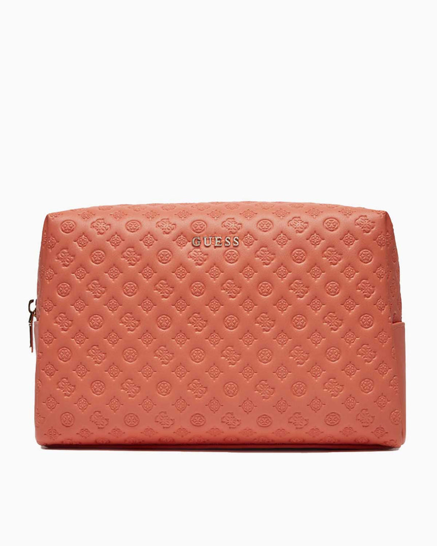 Guess Large Top Zip Portföy Çantası Coral