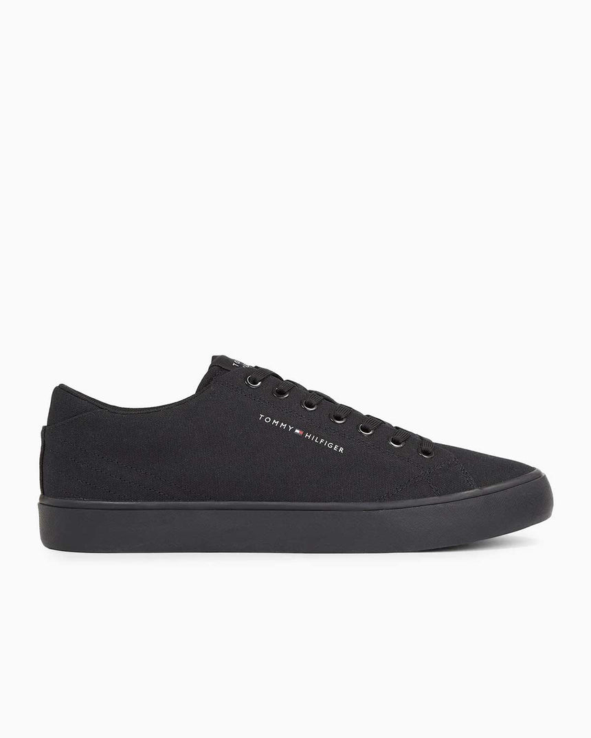 Tommy Hilfiger Low Top Canvas Ayakkabı Black
