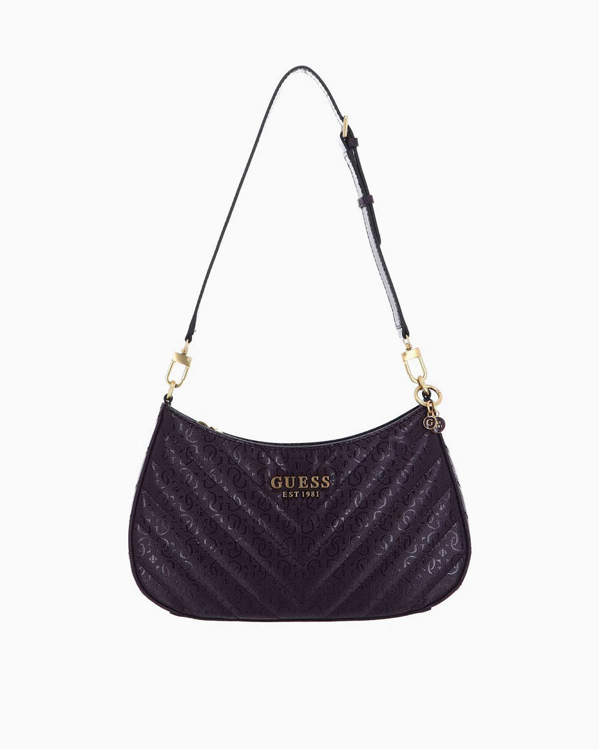 Guess Jania Top Logolu Omuz Çantası Amethyst