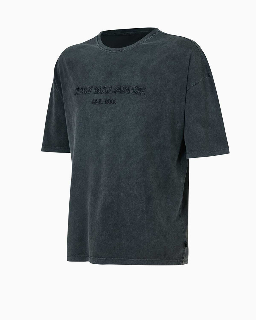 New Balance Lifestyle Logolu Erkek Tshirt Antrasit