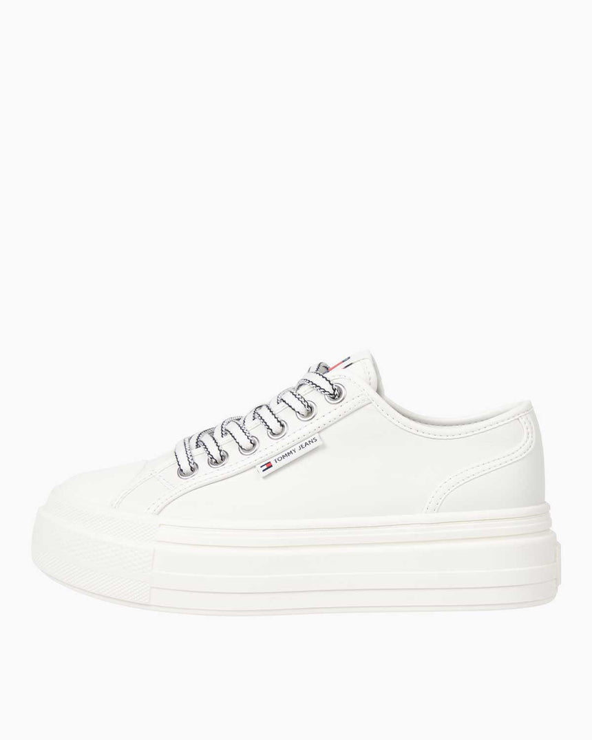 Tommy Hilfiger Foxing Low Top Sneaker Ecru
