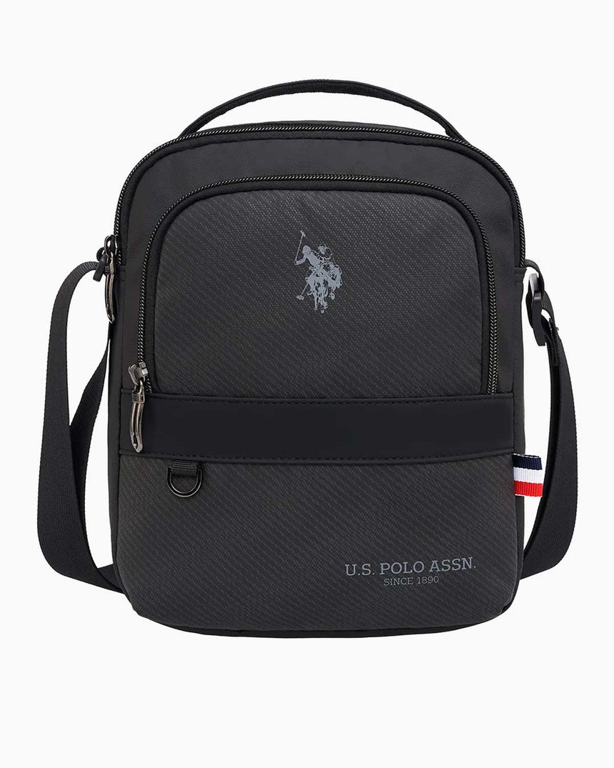 Us Polo Assn Logolu Çapraz Askılı Çanta Siyah