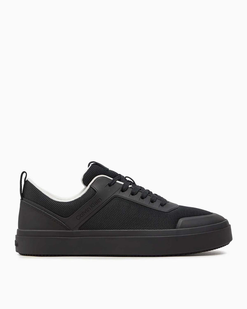 Calvin Klein Low Top Lace Up Knit Erkek Sneaker Black/Irongate