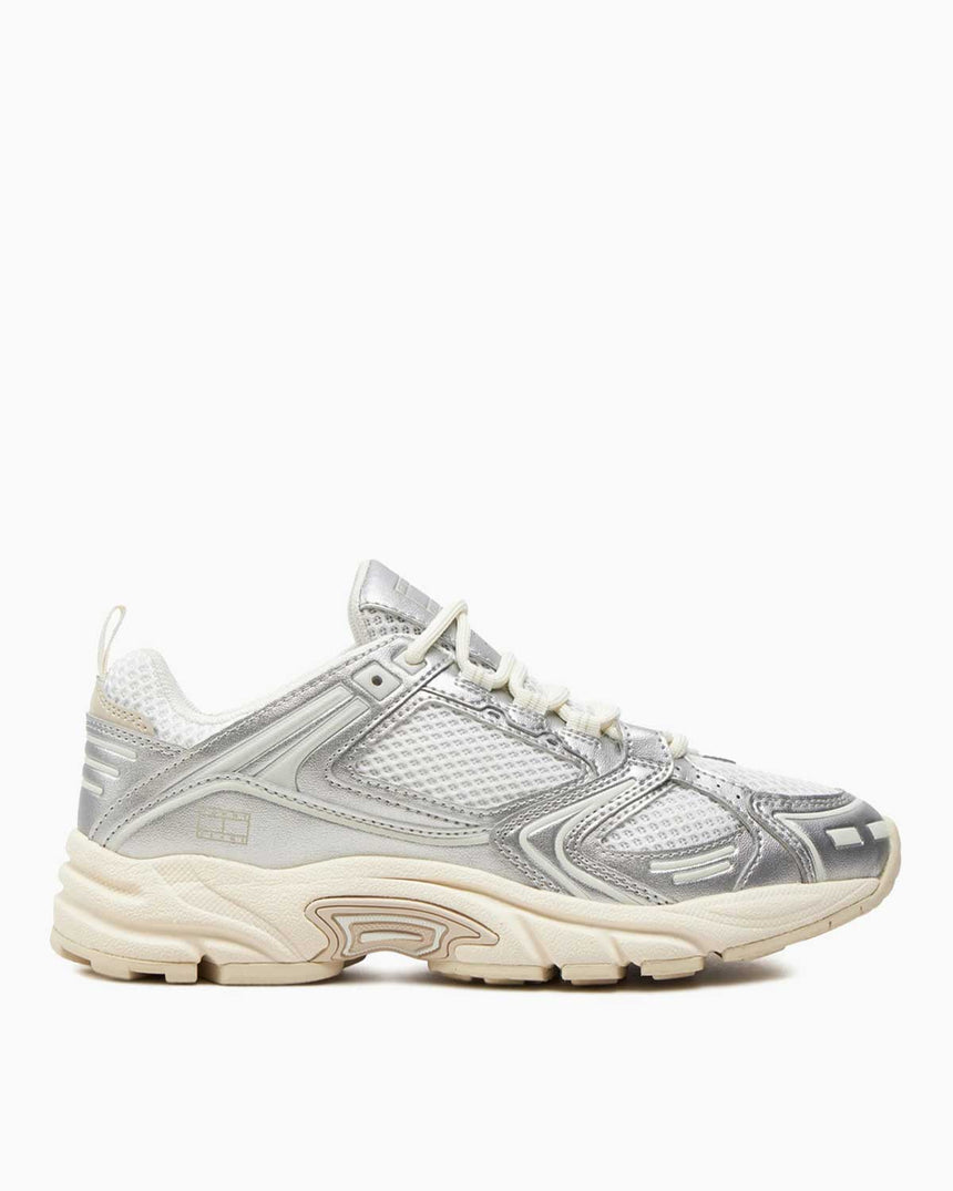 Tommy Hilfiger TJW Archive Retro Runner Kadın Sneaker Ecru