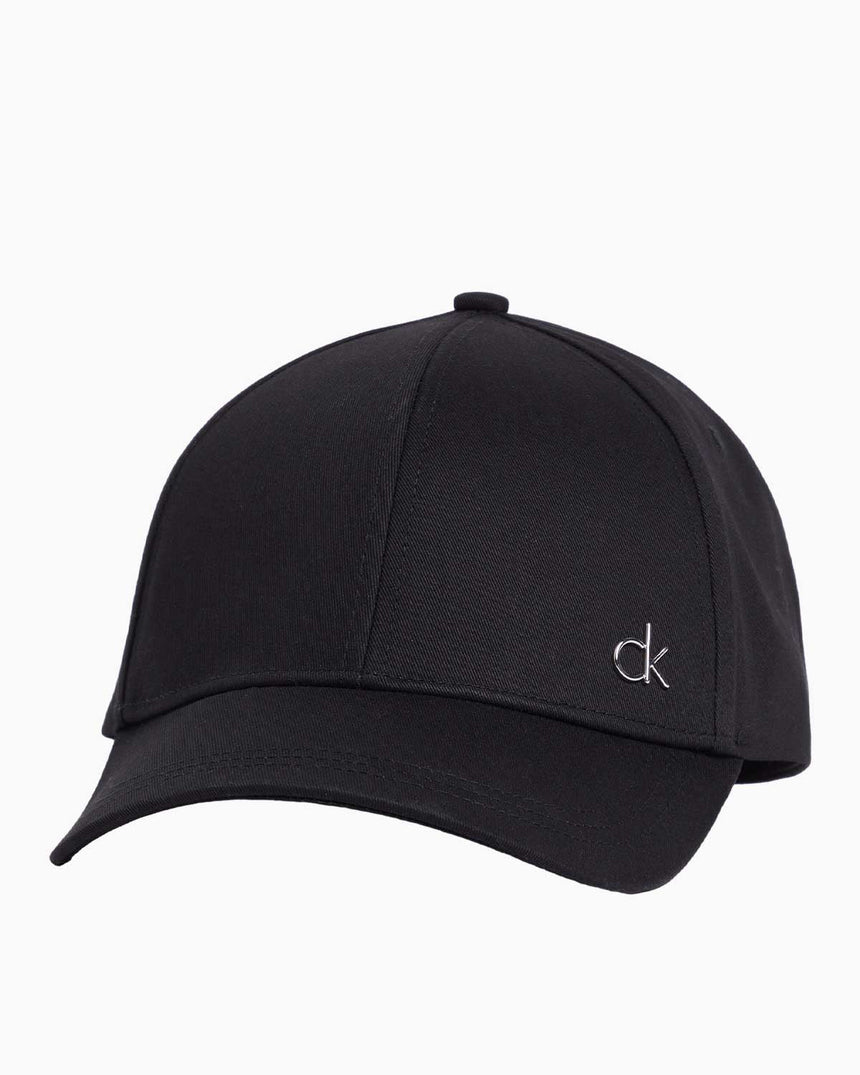 Calvin Klein Metal Logolu Şapka CK Black