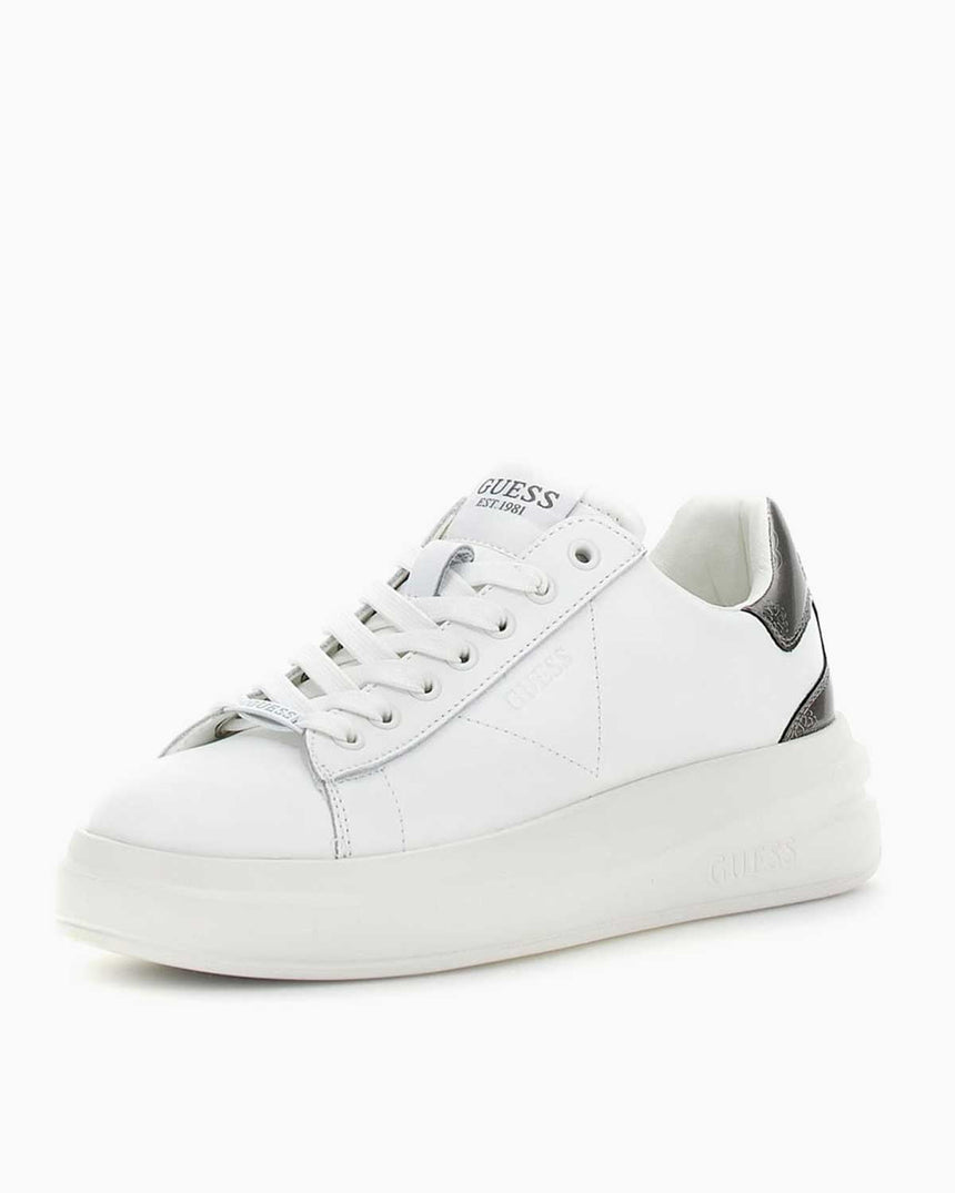 Guess Elbina Sneaker White Gunmetal