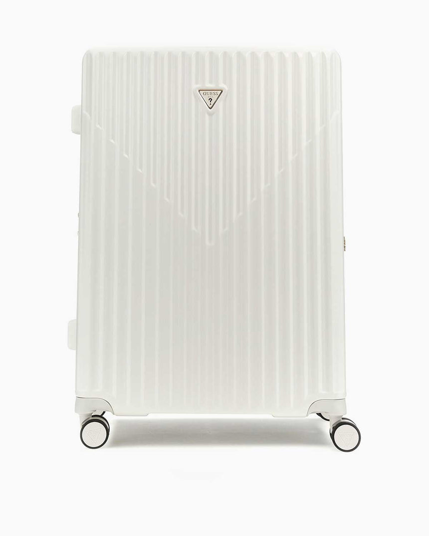 Guess Centennial 28 In 8-Wheeler Büyük Boy Valiz White