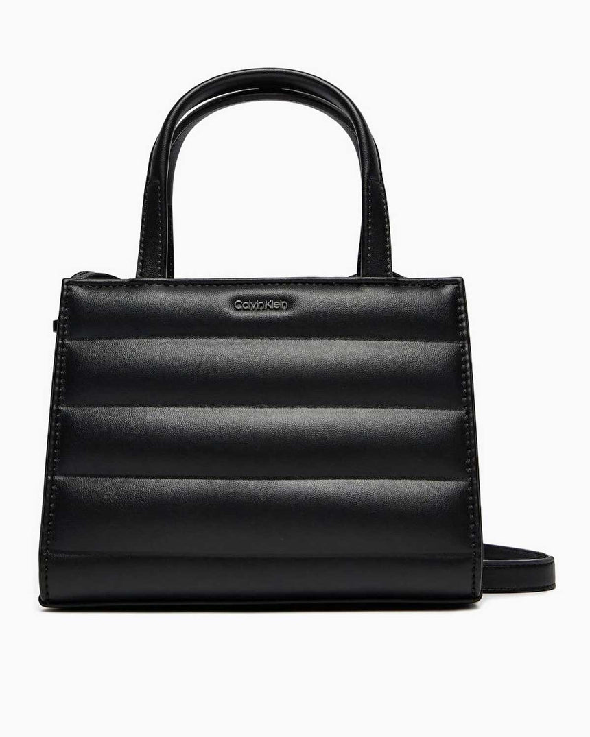 Calvin Klein Line Ouilt Mini tote El Çantası CK Black