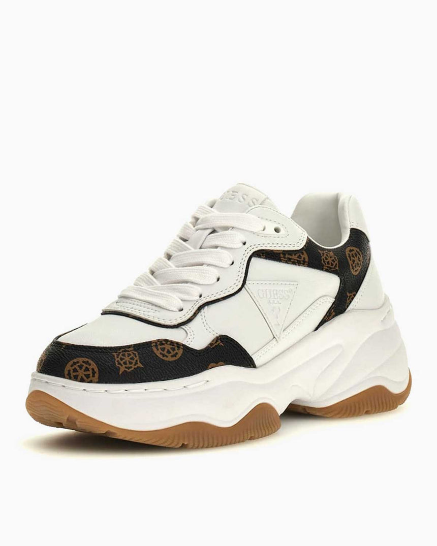 Guess Hapyy3 Kadın Sneaker White Brown