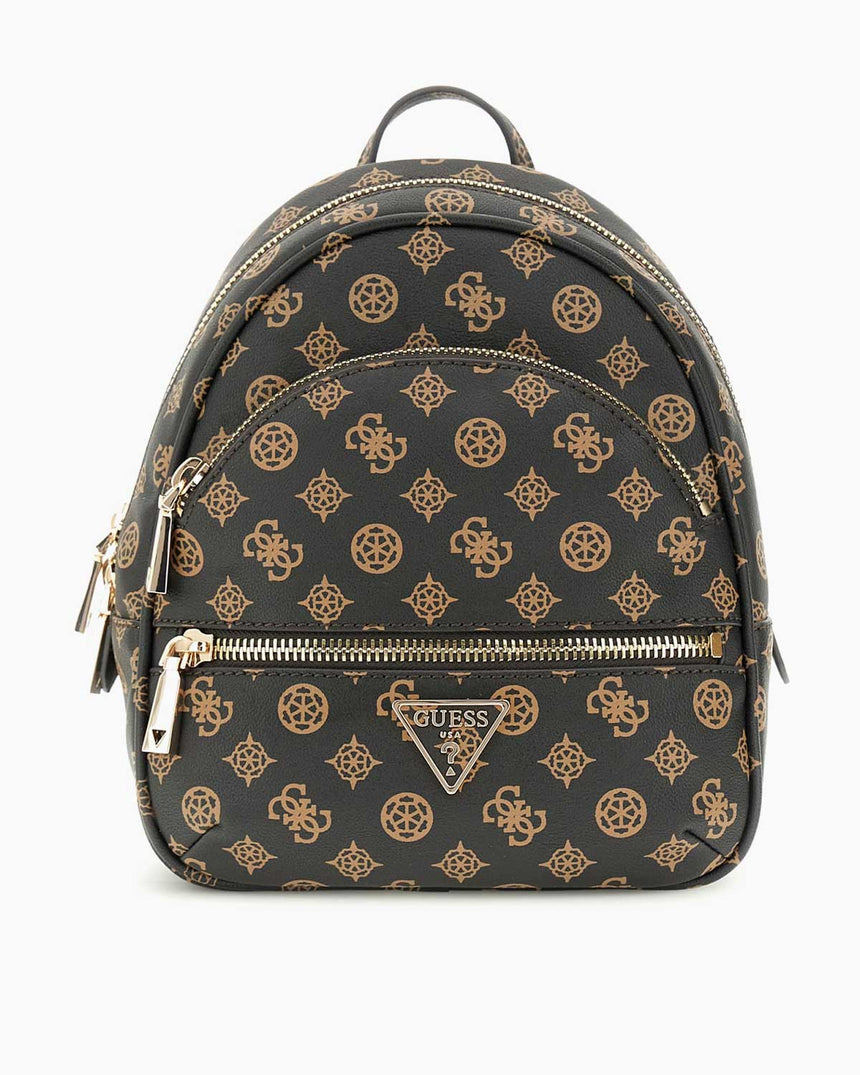 Guess Access Manhattan II Kadın Sırt Çantası Mocha Logo