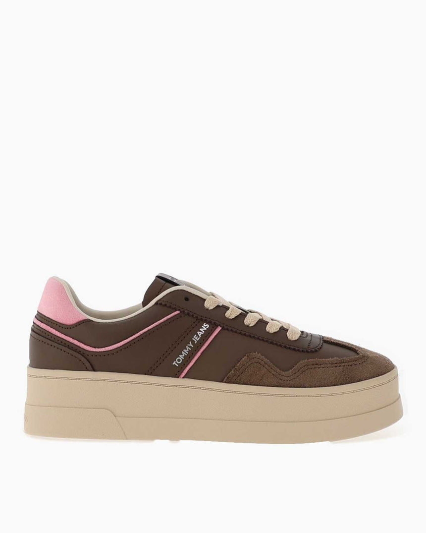 Tommy Hilfiger The Greenwich Flatform Tabanlı Kadın Sneaker Velvet Brown