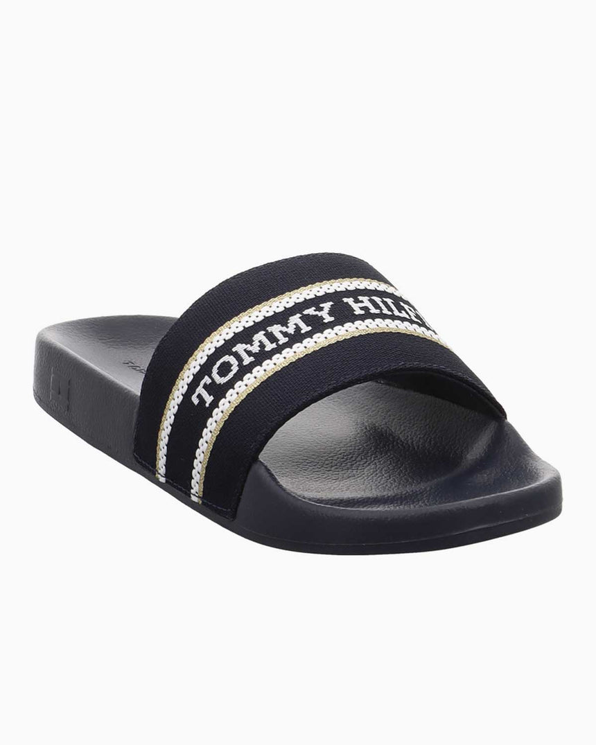 Tommy Hilfiger Poolside Flip Flops Terlik Space Blue