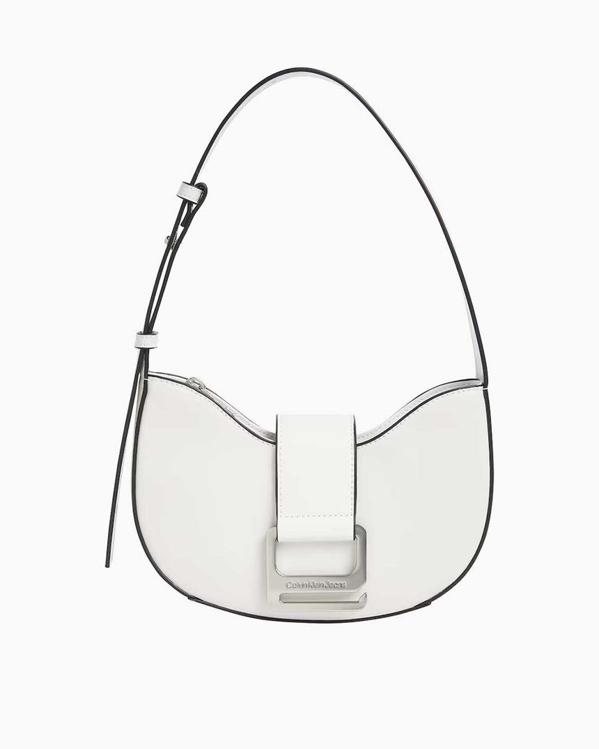 Calvin Klein Off Duty Shoulder Bag Omuz Çantası Lunar Rock/White
