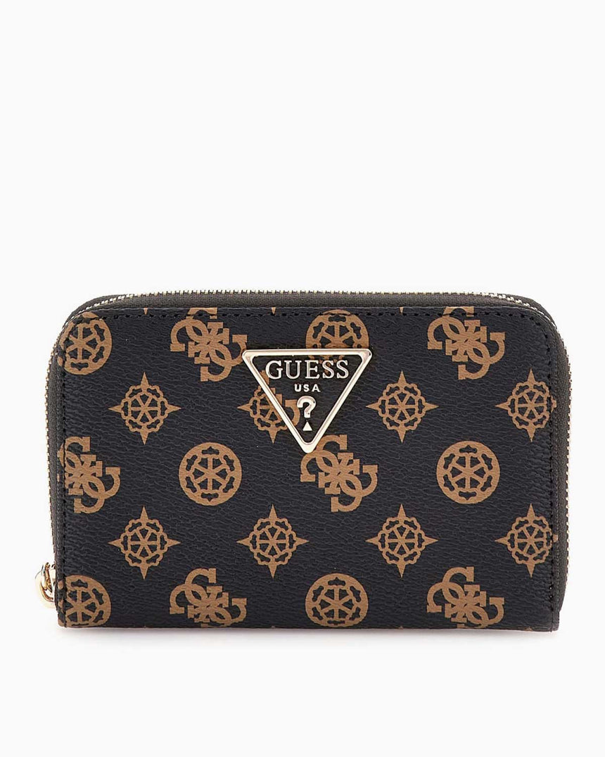 Guess Laurel Medium Logolu Cüzdan Mocha Logo