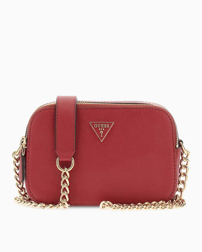 Guess Bramina Noella II Kadın Çapraz Askılı Kamera Çantası Garnet