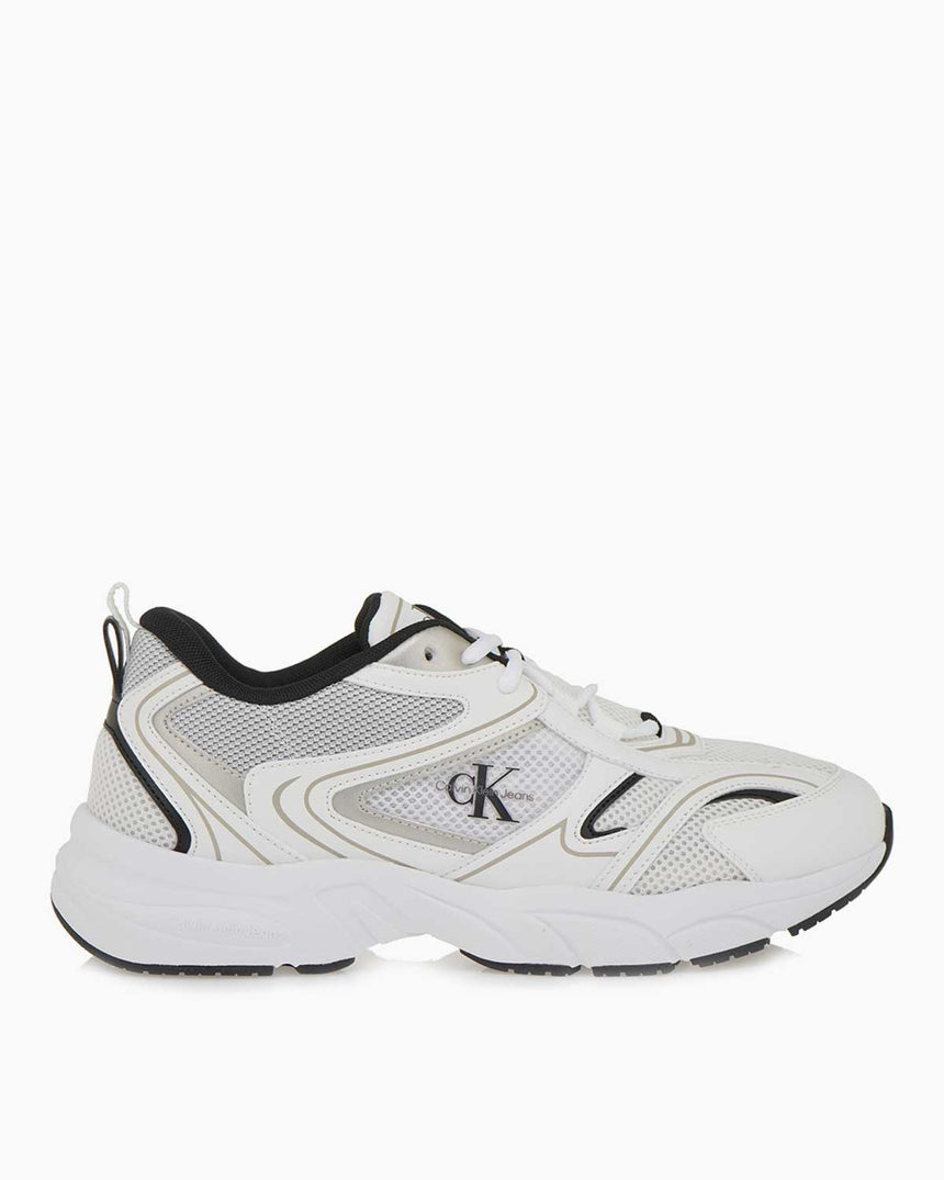 Calvin Klein Jeans Retro Tennis Mesh Sneaker Bright White/Black