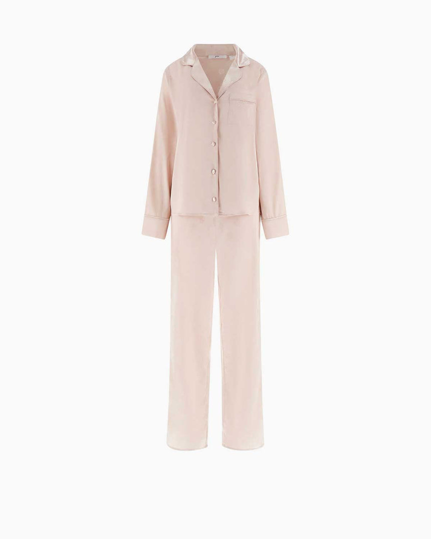 Guess Sylvie Kadın Pijama Seti Peony Rose Jacquard
