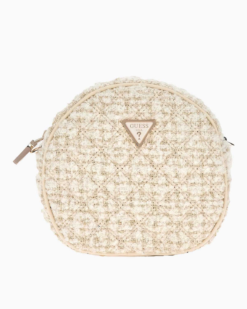 Guess Giully Zincir Detyalı ÇApraz Askılı Çanta Ivory