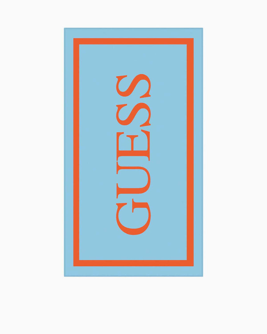 Guess Jacquard Frame Plaj Havlusu Ocean Relax