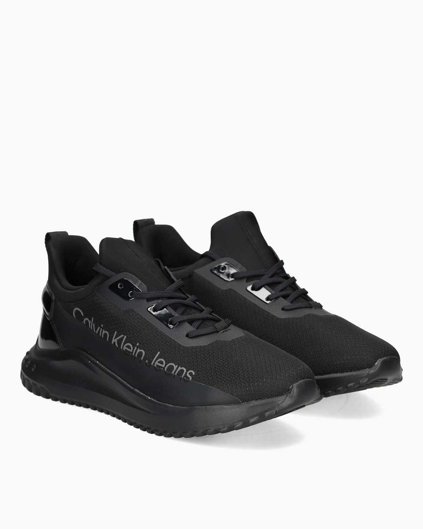 Calvin Klein Jeans Eva Runner Low Top Sneaker Triple Black