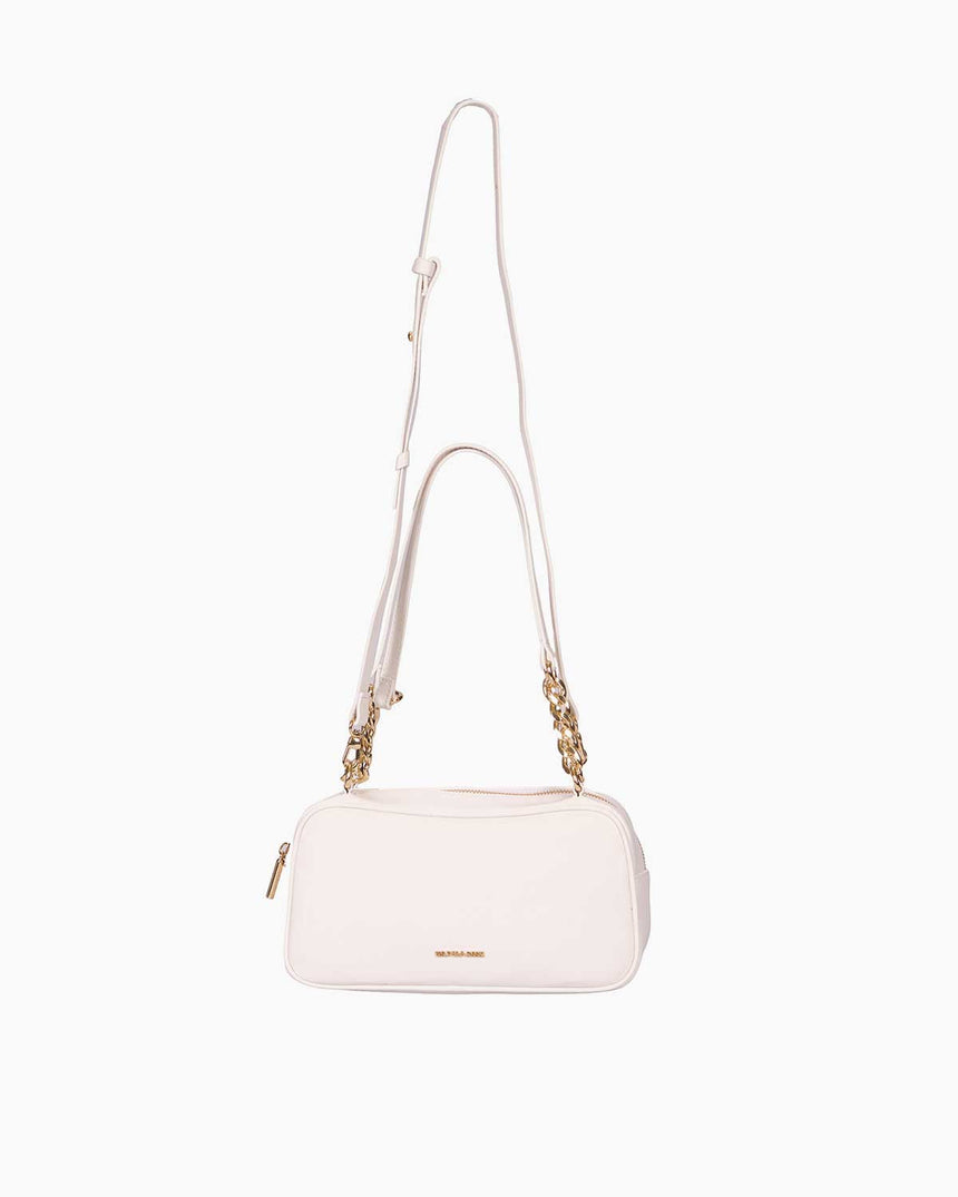 Us Polo Assn Zincir Detaylı Omuz Çantası Beyaz
