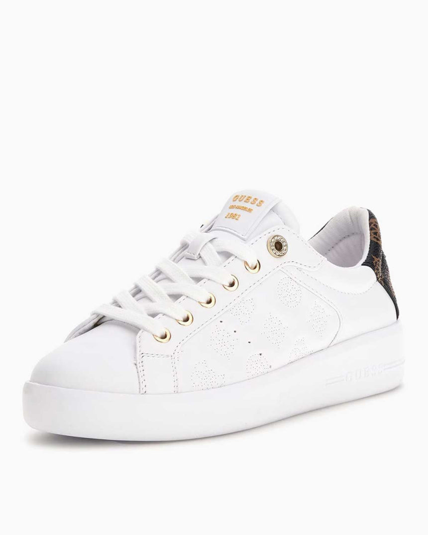 Guess Ronii Logo Detaylı Sneaker White
