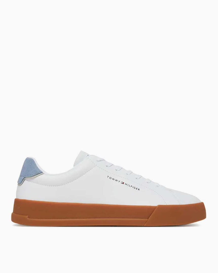 Tommy Hilfiger Court Detail Essential Sneaker White/Briskblue