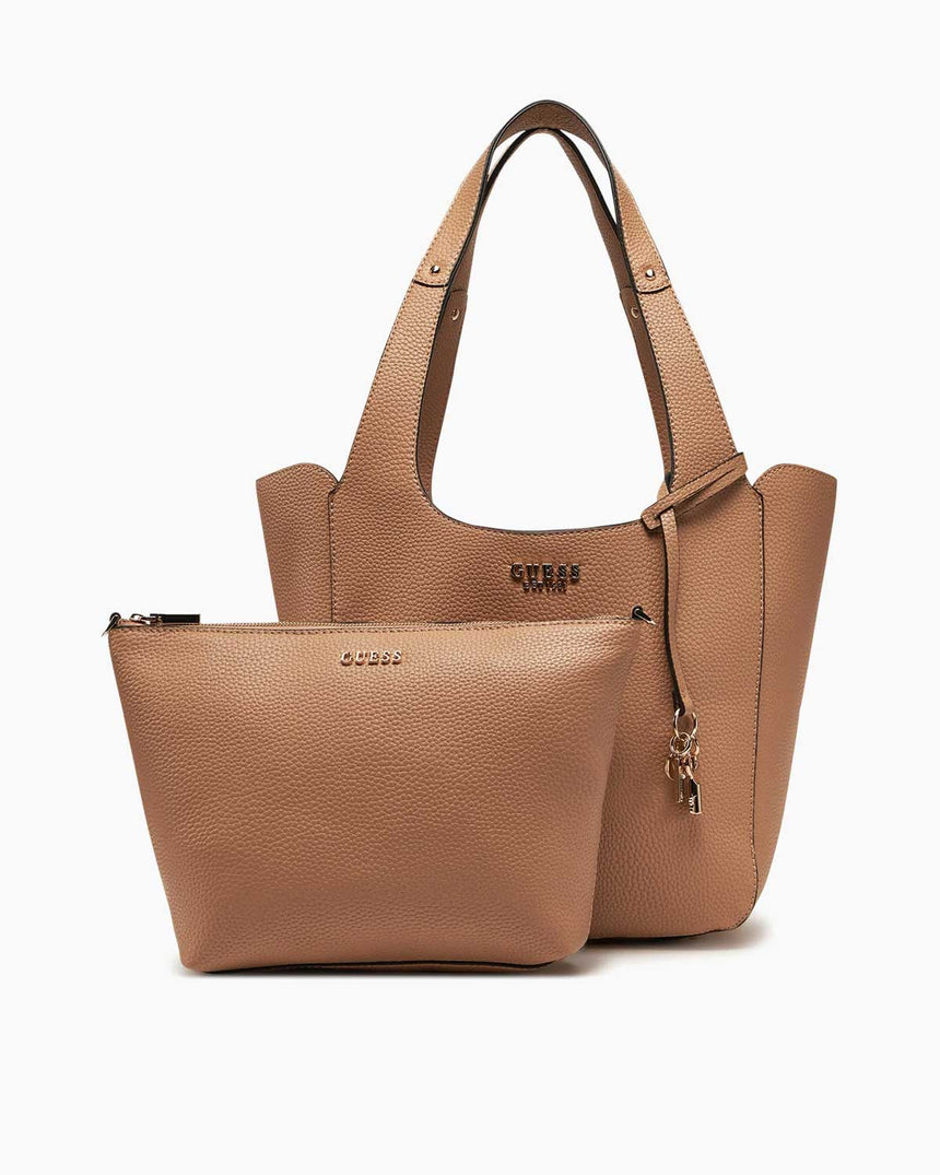 Guess Helina Tote Omuz Çantası Beige