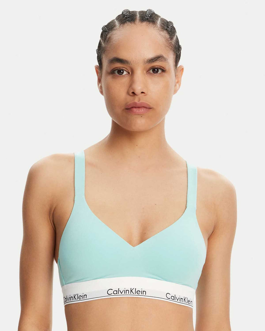 Calvin Klein Icon Cotton Modal Lift Bralette Beau Blue