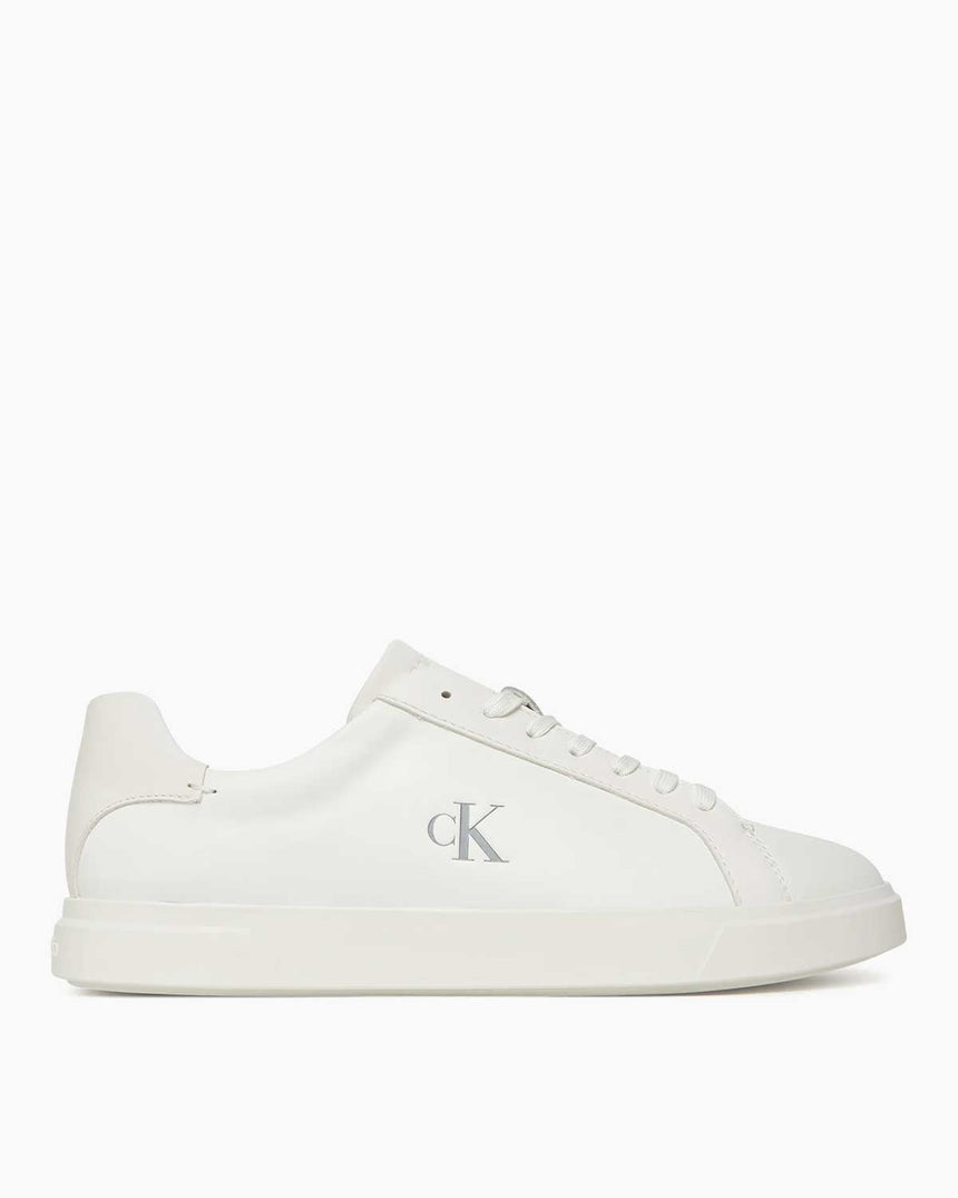 Calvin Klein Katty Deri Kadın Sneaker Triple Bright White