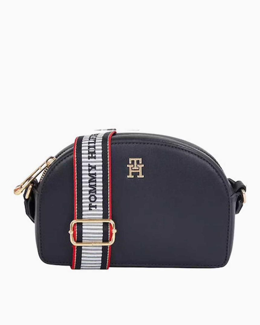 Tommy Hilfiger Fresh Kalın Kumaş Askılı Çapraz Askılı Çanta Space Blue