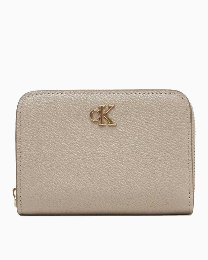 Calvin Klein Minimal Monogramlı Deri Orta Boy Fermuarlı Kadın Cüzdan Chateau
