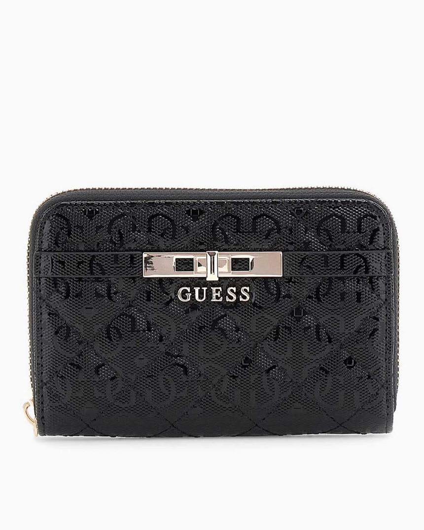 Guess Blane Idra Orta Boy Fermuarlı Kadın Cüzdan Black