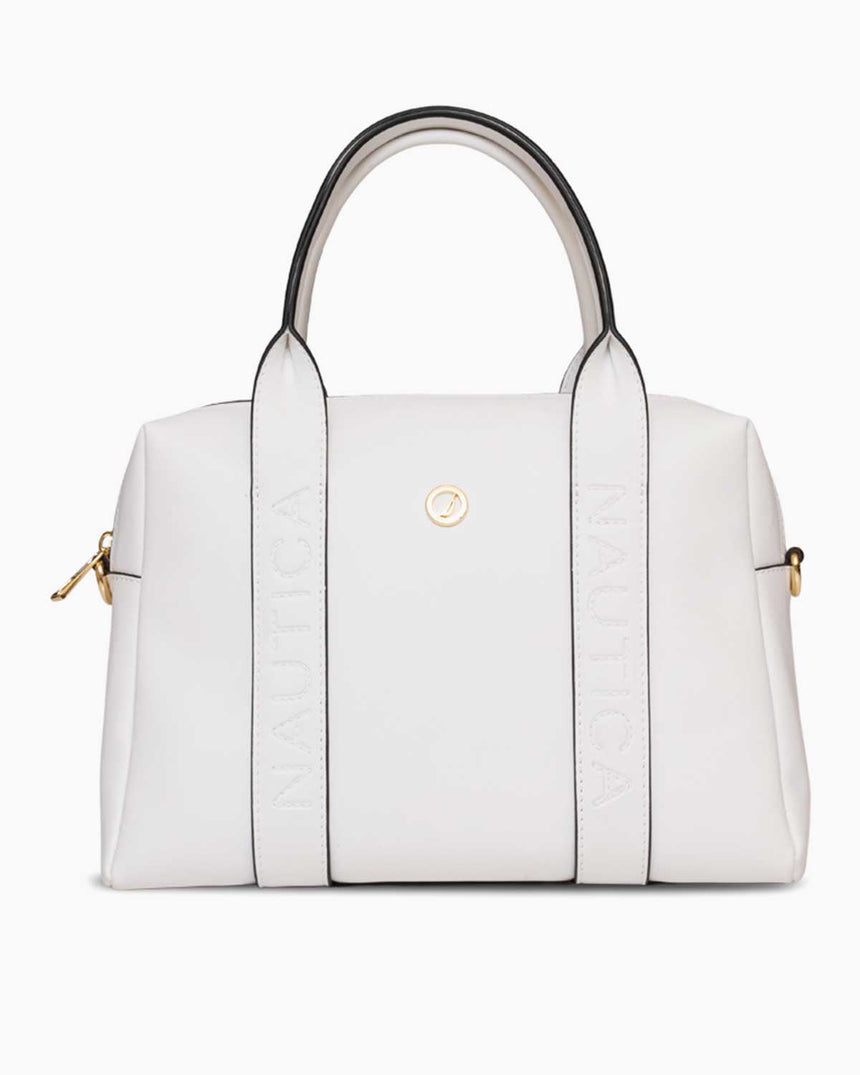 Nautica Logolu El Çantası Beyaz